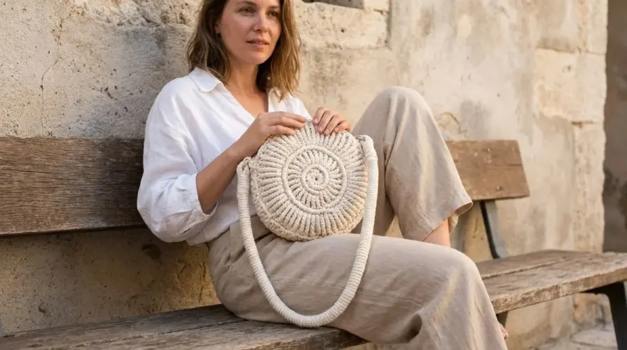 How to Make a Macrame Round Bag