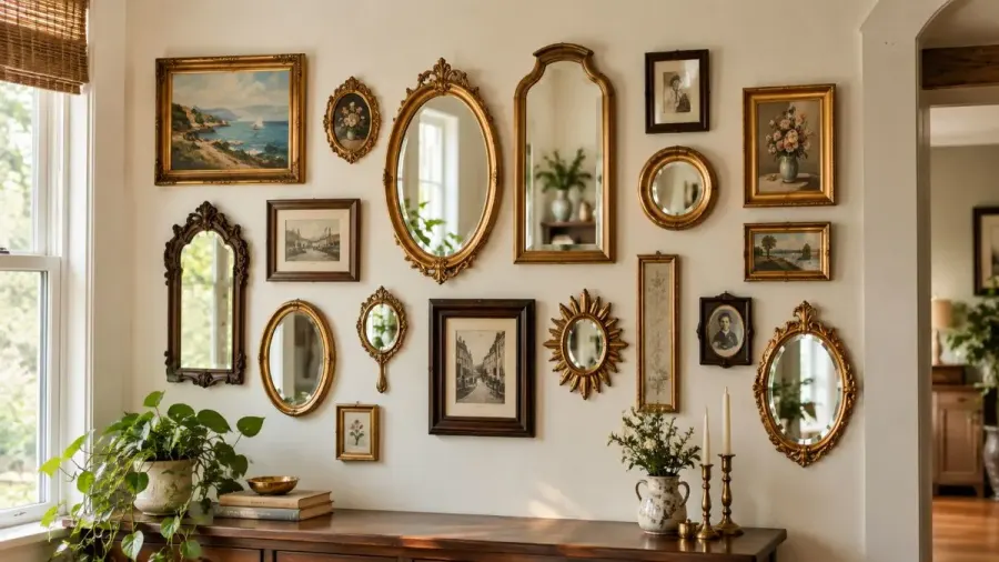DIY Gallery Wall Ideas Using Thrifted Frames